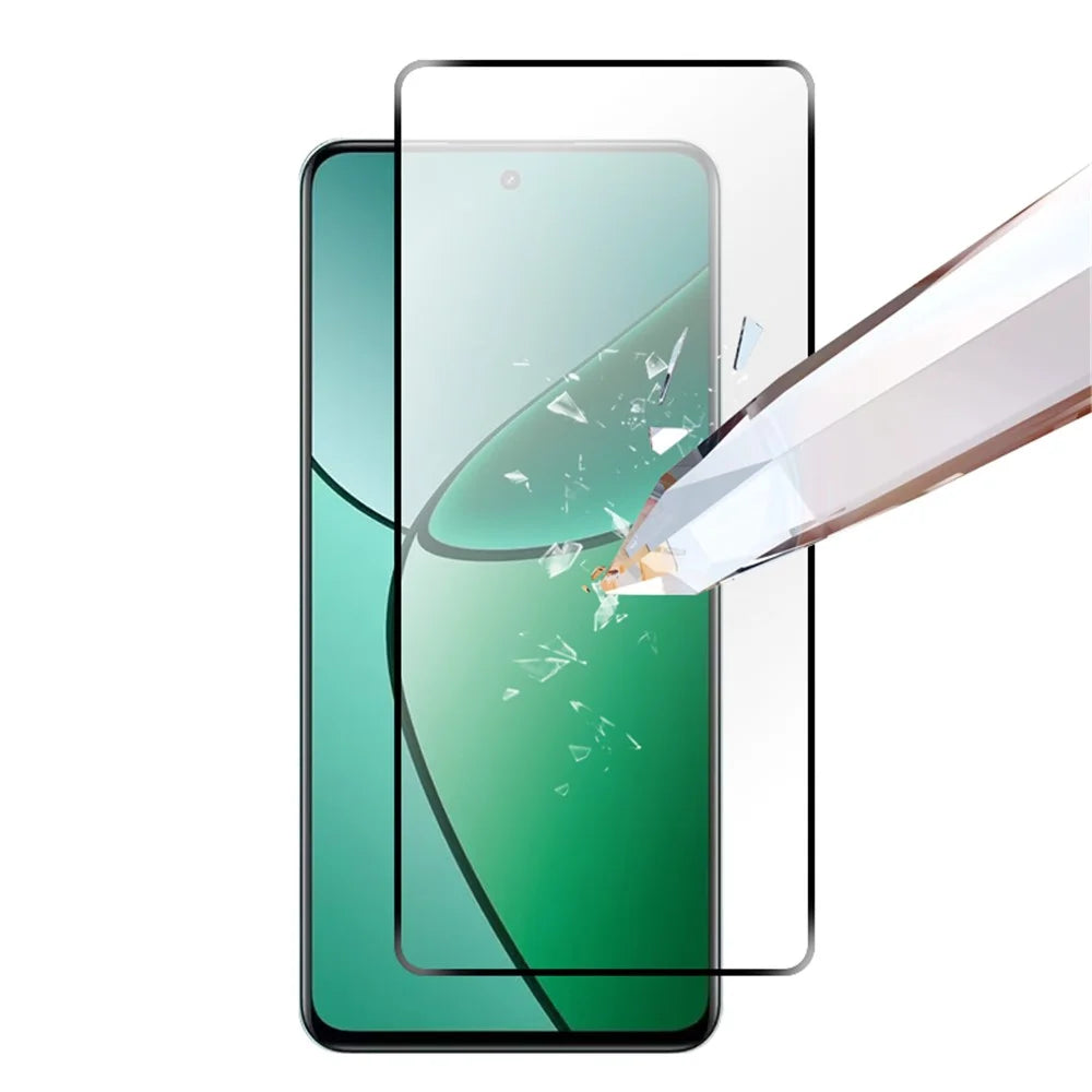 RURIHAI For Realme 12 4G / 12+ 5G HD Clear Screen Protector Anti-Scratch High Aluminum-Silicon Glass Film - 3