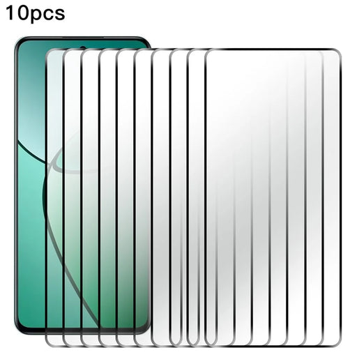 RURIHAI 10Pcs For Realme 12 4G / 12+ 5G High Aluminum-Silicon Glass Film 0.26mm Secondary Hardening Screen Protector - 1