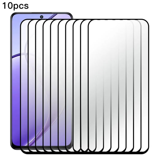 RURIHAI 10Pcs For Realme 12 5G Secondary Hardening Screen Protector 0.26mm High Aluminum-Silicon Glass Film - 1