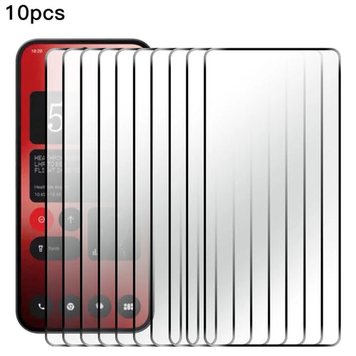 RURIHAI 10Pcs For Nothing Phone (2a) Plus / Phone (2a) Screen Protector Ultra Resistant High Aluminum-Silicon Glass Film - 1
