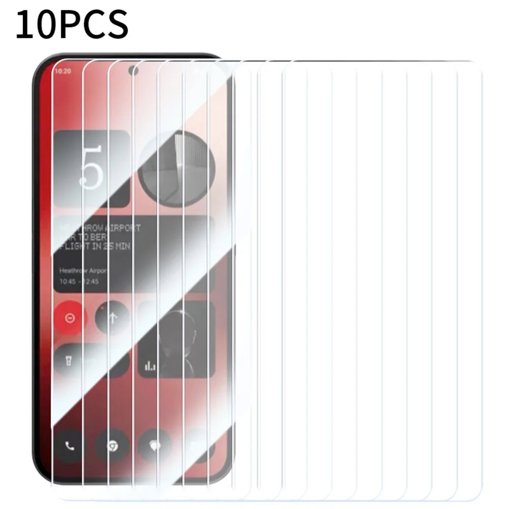 RURIHAI 10Pcs For Nothing Phone (2a) Plus / Phone (2a) Screen Protector 0.26mm 2.5D Clear High Aluminium-Silicon Glass Film - 1