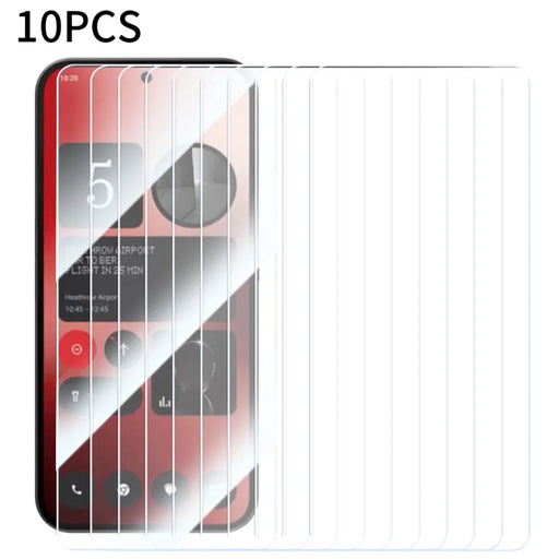RURIHAI 10Pcs For Nothing Phone (2a) Plus / Phone (2a) Screen Protector 0.26mm 2.5D Clear High Aluminium-Silicon Glass Film - 1