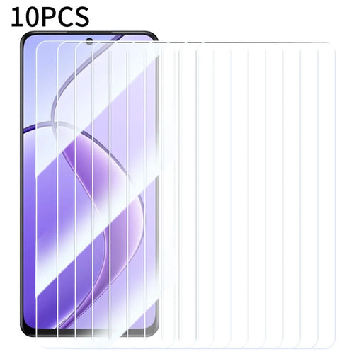 RURIHAI 10Pcs For Realme 12 5G High Aluminium-Silicon Glass Screen Protector 2.5D 0.26mm Film - 1