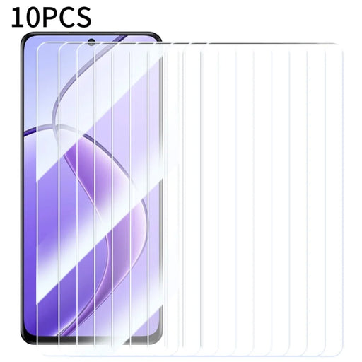 RURIHAI 10Pcs For Realme 12 5G High Aluminium-Silicon Glass Screen Protector 2.5D 0.26mm Film - 1