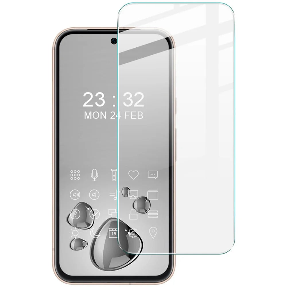 IMAK H Series For Google Pixel 8a Screen Protector 9H Hardness Anti-explosion Tempered Glass Film - 1