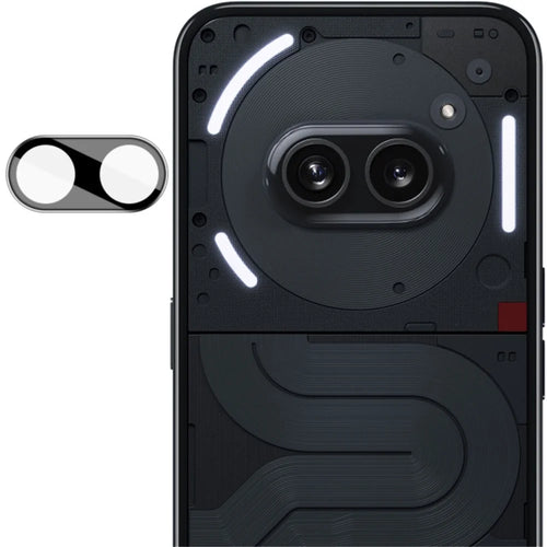 IMAK For Nothing Phone (2a) Plus / (2a) Tempered Glass Camera Lens Protector+Acrylic Lens Cap (Black Version) - 1