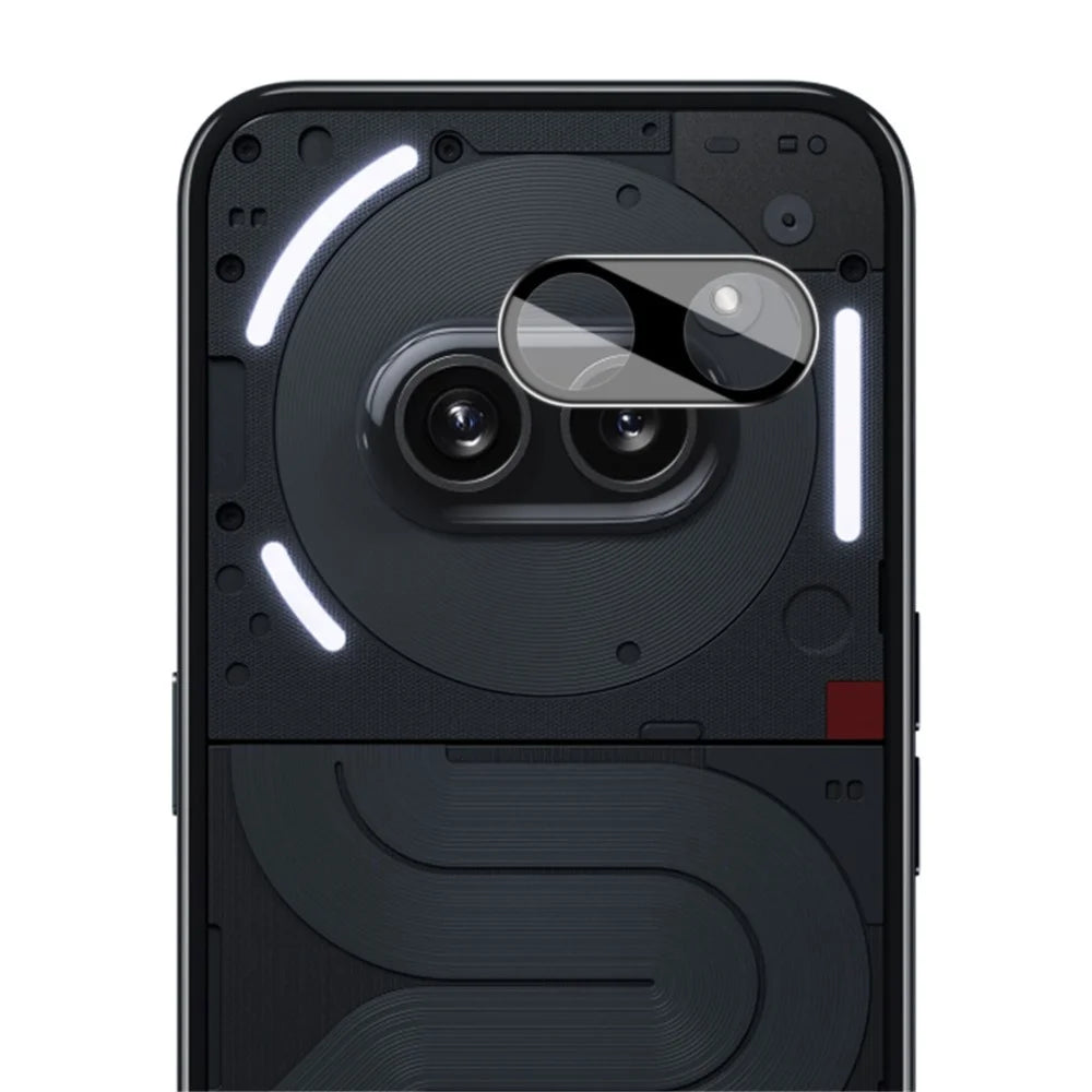 IMAK For Nothing Phone (2a) Plus / (2a) Tempered Glass Camera Lens Protector+Acrylic Lens Cap (Black Version) - 4