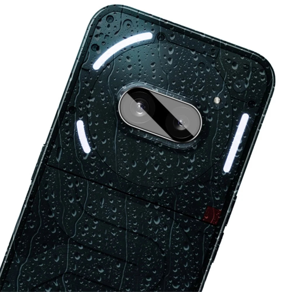 IMAK For Nothing Phone (2a) Plus / (2a) Tempered Glass Camera Lens Protector+Acrylic Lens Cap (Black Version) - 5