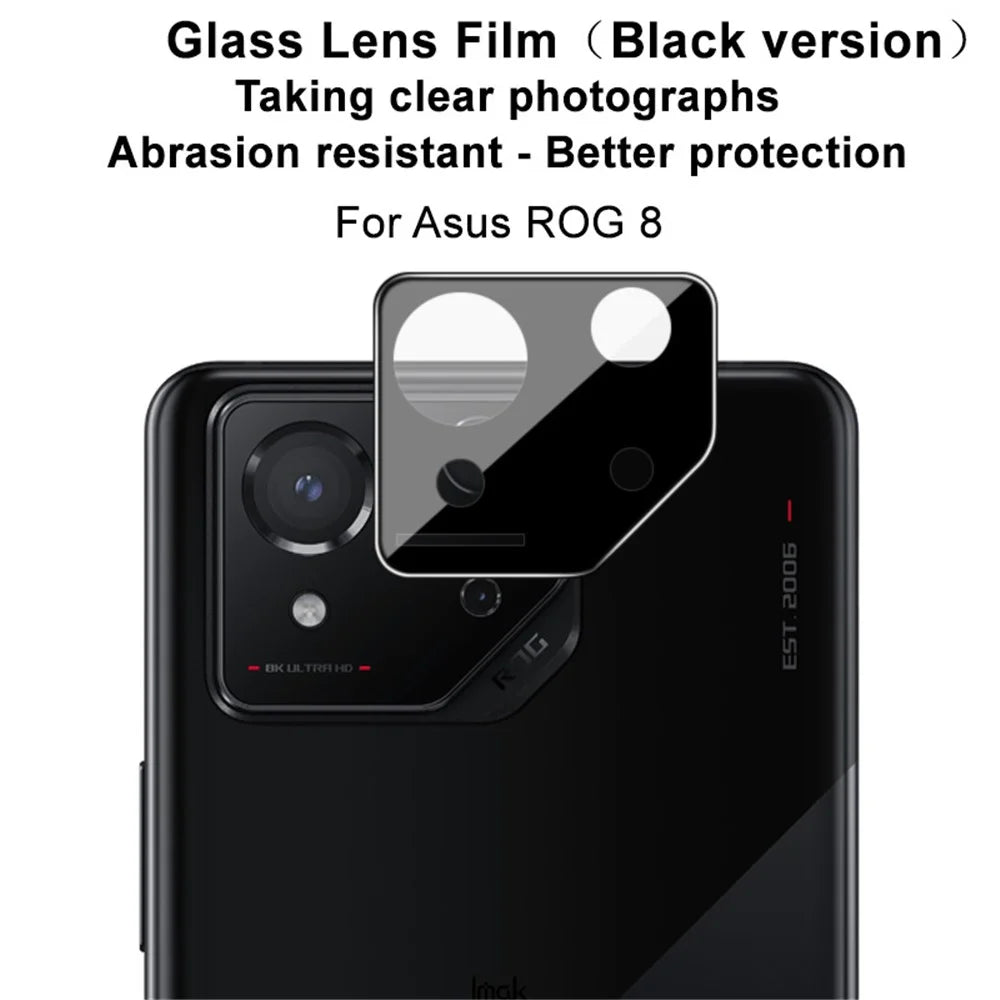 IMAK For Asus ROG Phone 8 5G Camera Lens Protector Tempered Glass Rear Lens Film (Black Version) - 2