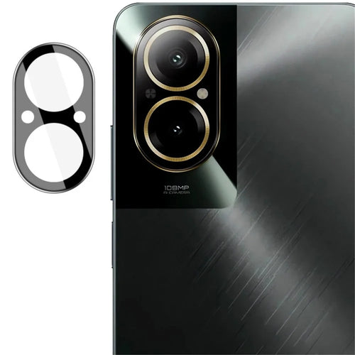 IMAK For Realme C67 4G Camera Lens Protector Anti-Scratch Tempered Glass Lens Film (Black Version) - 1