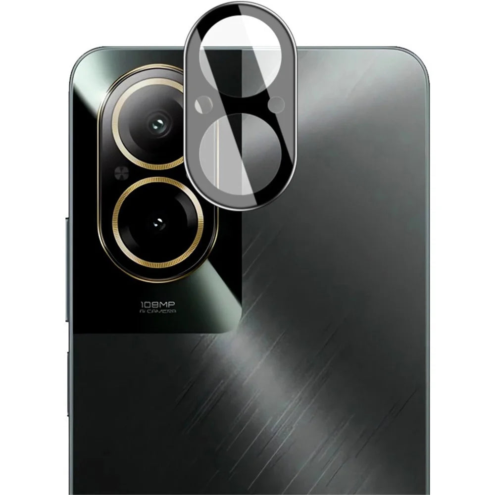IMAK For Realme C67 4G Camera Lens Protector Anti-Scratch Tempered Glass Lens Film (Black Version) - 4
