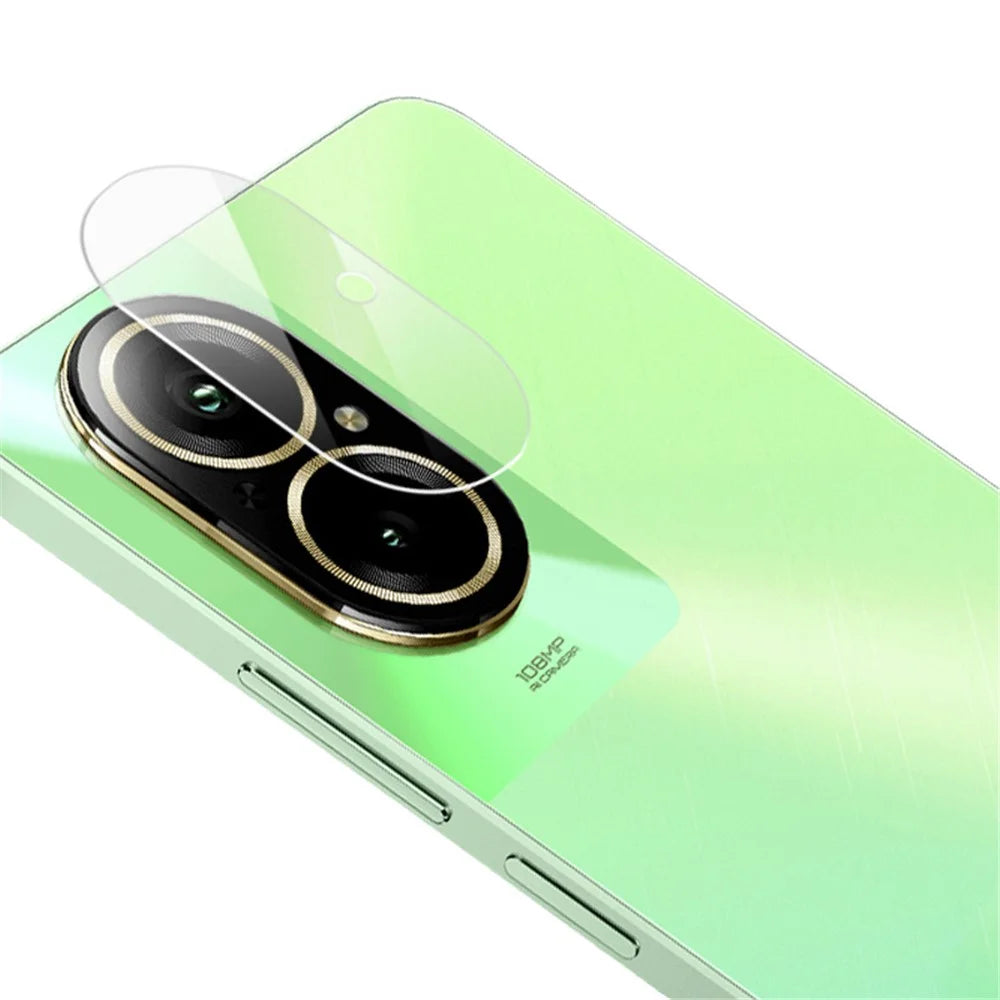 IMAK 2Pcs  /  Set for Realme C67 4G Lens Cover Film Tempered Glass HD Clear Camera Lens Protector - 4