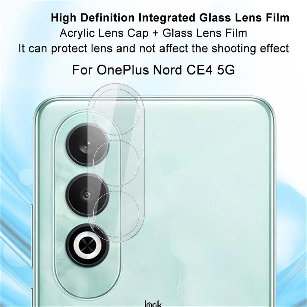 IMAK For OnePlus Nord CE4 5G Tempered Glass Camera Lens Protector + Acrylic Lens Cap - 2