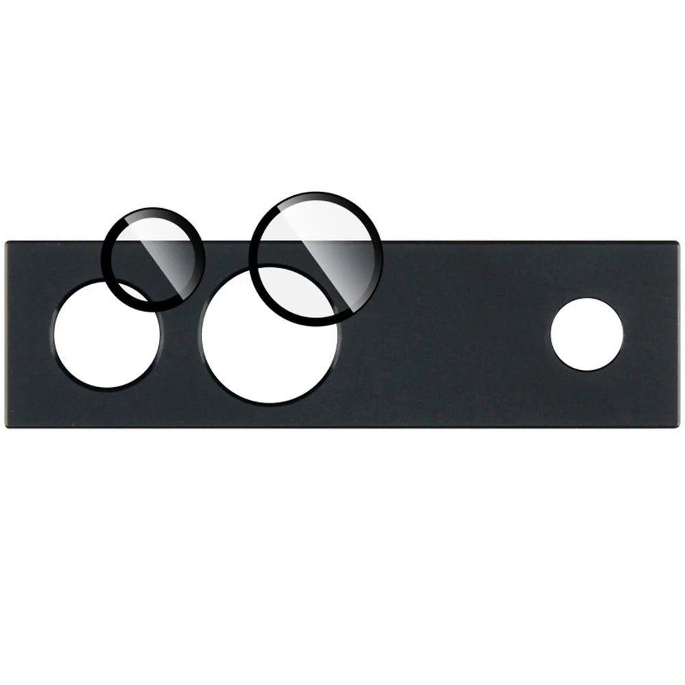 IMAK For Google Pixel 7a Camera Lens Protector Scratch-resistant Metal+Tempered Glass Lens Film - Black - 2