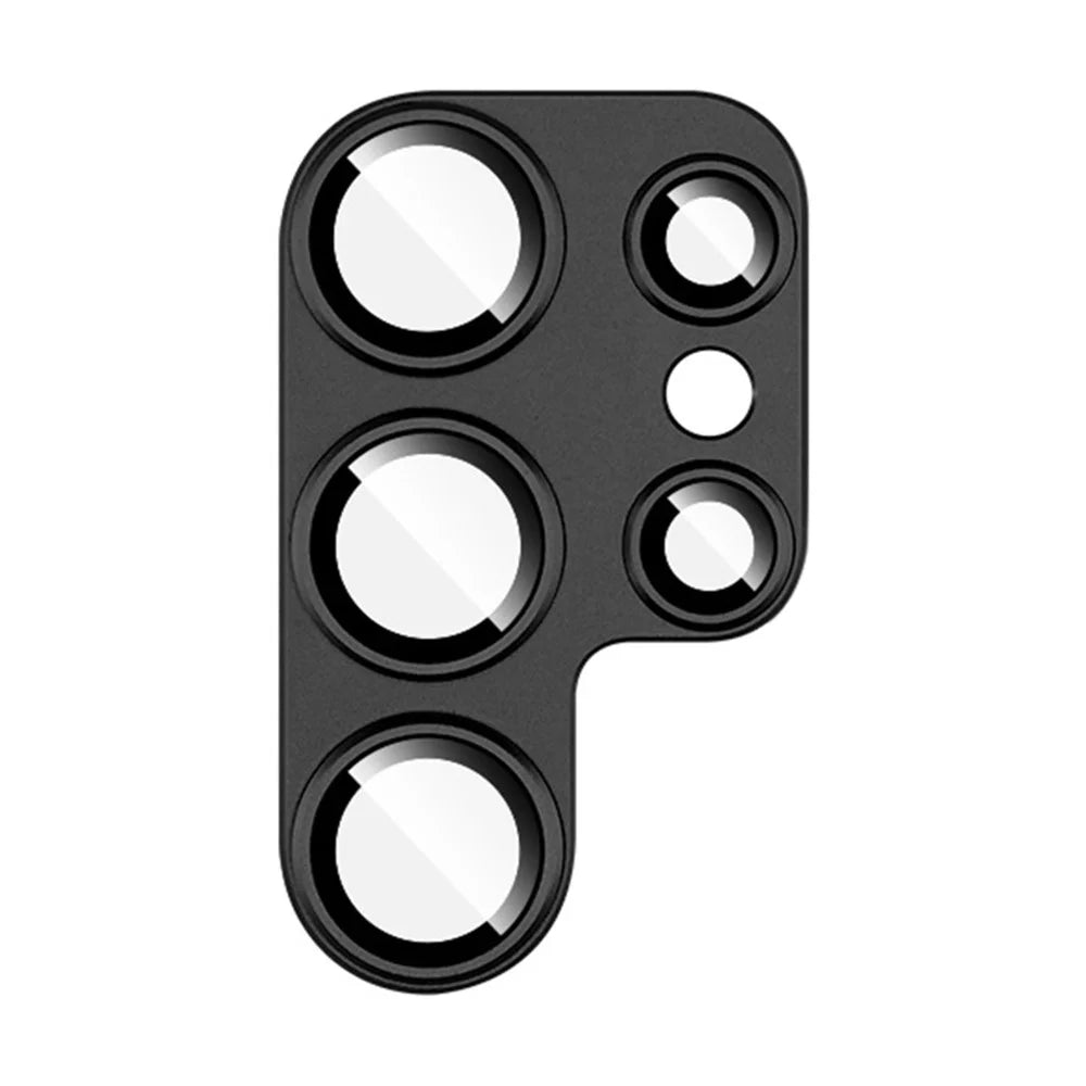 IMAK For Samsung Galaxy S24 Ultra Camera Lens Protector Metal+Tempered Glass Rear Lens Film - Black - 2