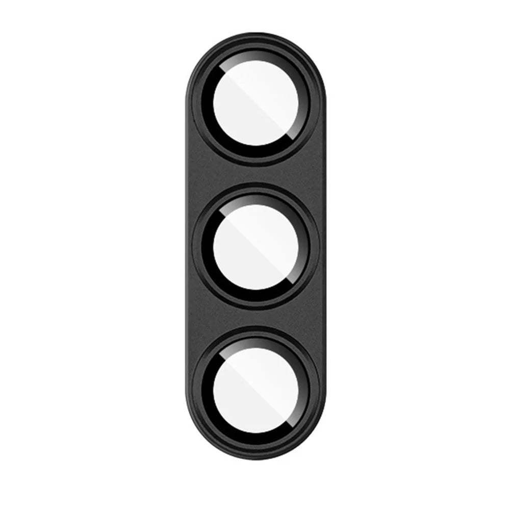 IMAK For Samsung Galaxy S24+ Camera Lens Protector Metal+Tempered Glass Phone Rear Lens Film - Black - 2