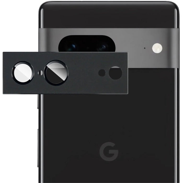 IMAK For Google Pixel 7 5G Camera Lens Protector Shockproof Metal+Tempered Glass Lens Film - 2