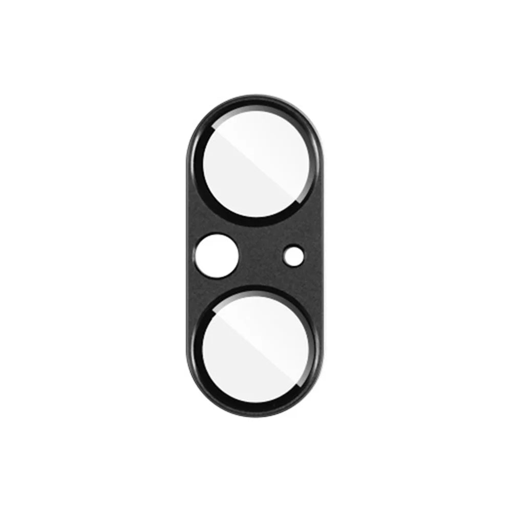 IMAK For Sony Xperia 5 V Camera Rear Lens Protector Anti-scratch Metal+Tempered Glass Lens Film - Black - 2