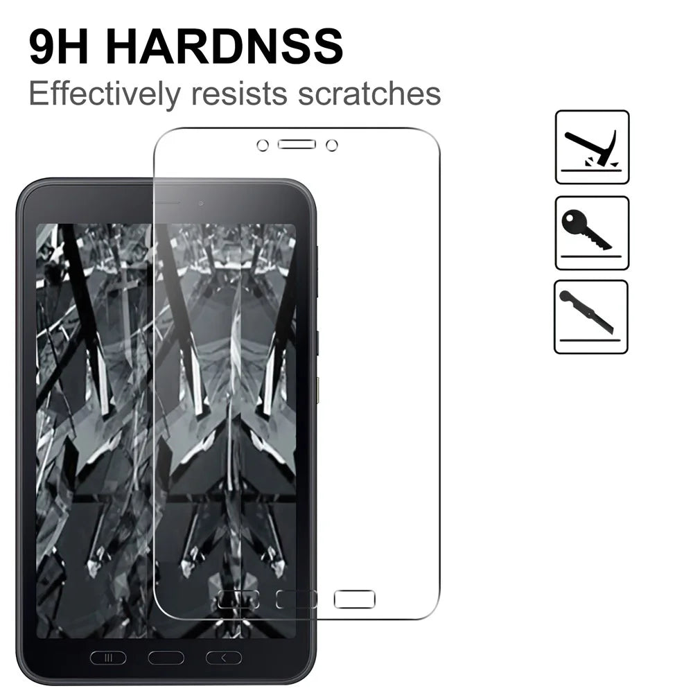 For Samsung Galaxy Tab Active5 Screen Protector Full Coverage 2.5D Straight Edge Film - 3