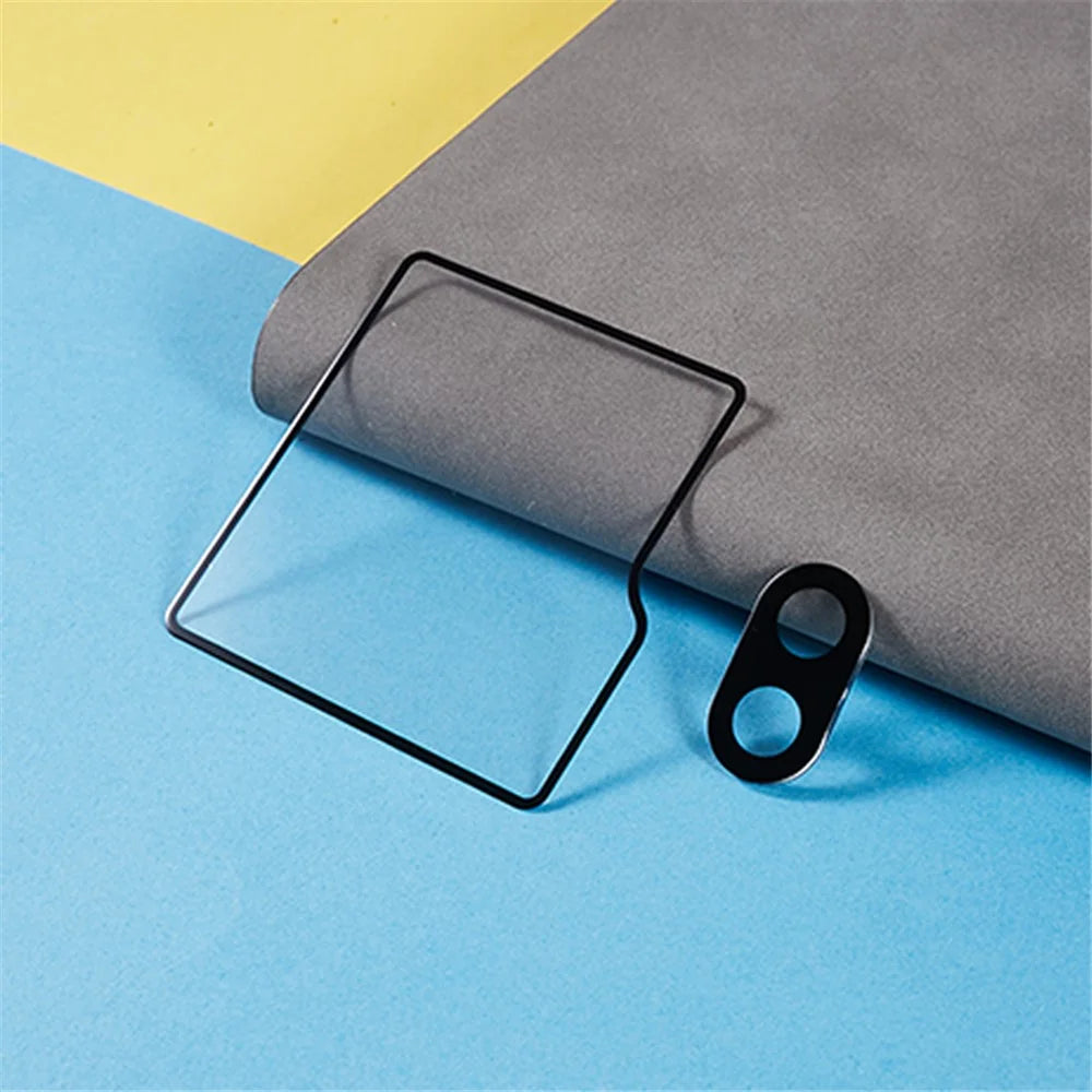 For Samsung Galaxy Z Flip6 5G Tempered Glass Film Set Camera Lens Protector + Small Screen Protector - 2