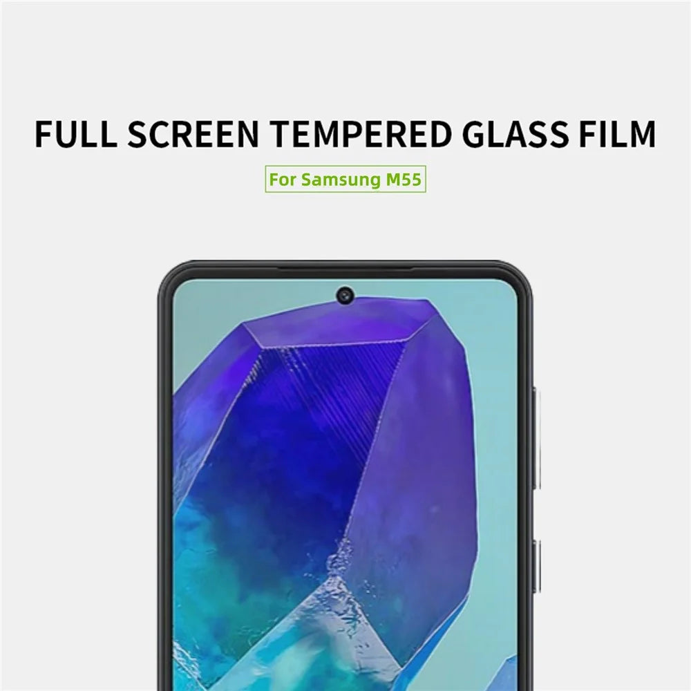 MOFI JK Series-1 for Samsung Galaxy M55 5G / C55 5G / F55 5G Full Screen Protector High Aluminum-Silicon Glass 2.5D Film - 3