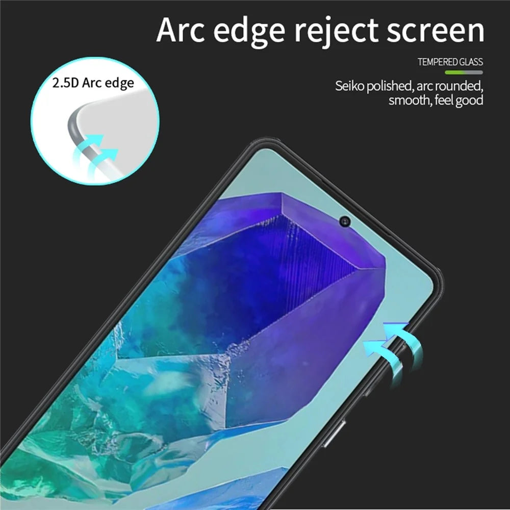 MOFI JK Series-1 for Samsung Galaxy M55 5G / C55 5G / F55 5G Full Screen Protector High Aluminum-Silicon Glass 2.5D Film - 6