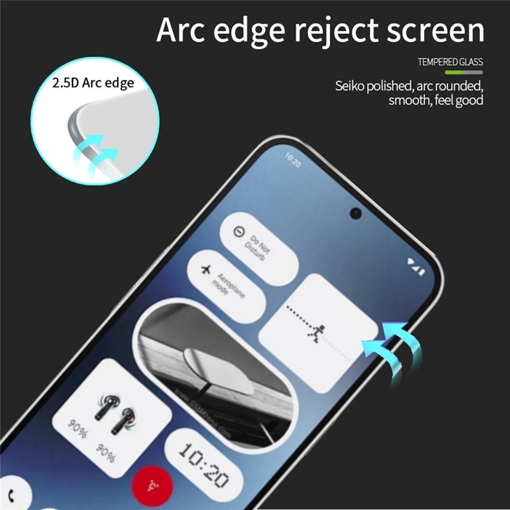 MOFI JK Series-1 for Nothing Phone (2a) Plus / Phone (2a) Screen Protector Full Glue High Aluminum-Silicon Glass Anti-Scratch Film - 6