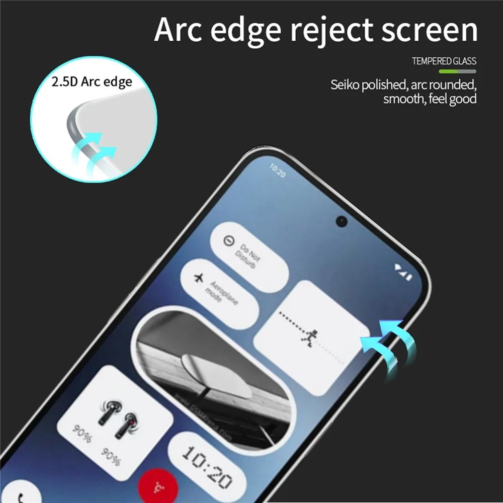 PINWUYO JK Series-2 Screen Protector for Nothing Phone (2a) Plus / Phone (2a) Anti-Scratch High Aluminum-Silicon Film - 6