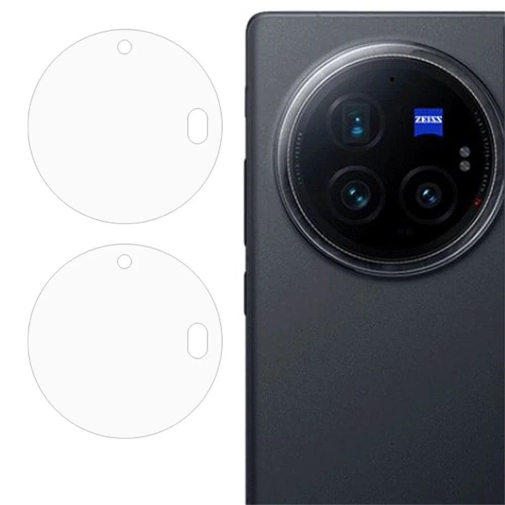 2PCS For vivo X Fold3 Camera Lens Protector High Definition Tempered Glass Lens Film - 1