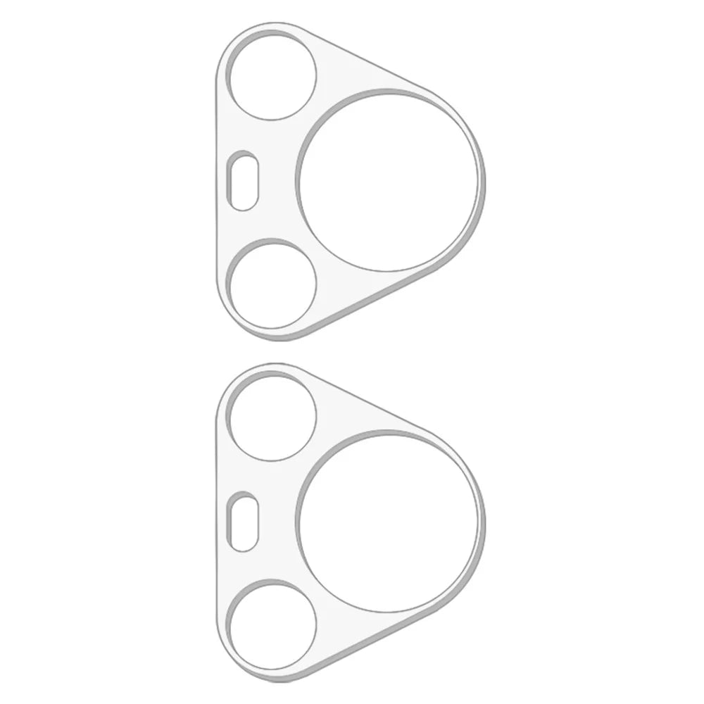 2Pcs For Huawei Pura 70 Pro / Pura 70 Pro+ Camera Lens Protector Tempered Glass Back Lens Film Anti-Shatter, HD View - 2