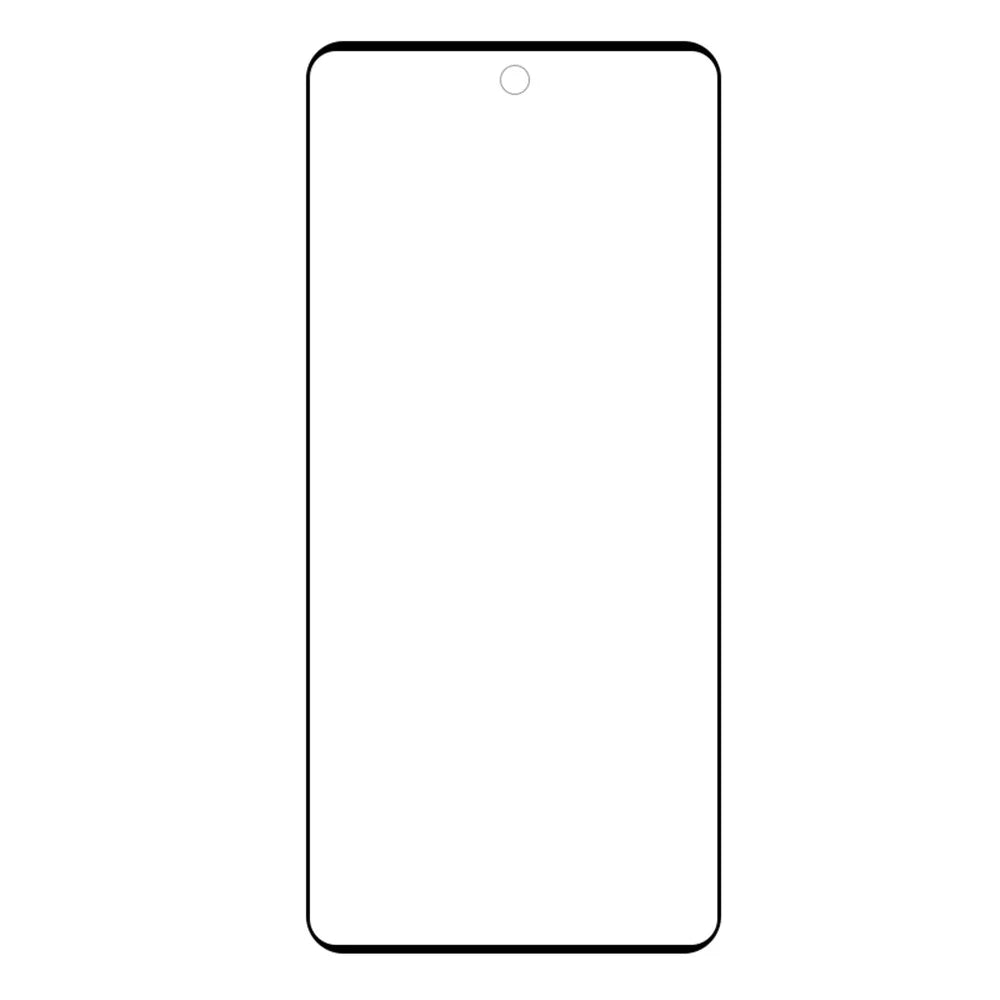 For Realme 12 Pro 5G / 12 Pro+ 5G Screen Protector Silk Printing Side Glue Curved High Aluminum-silicon Glass Film - 2