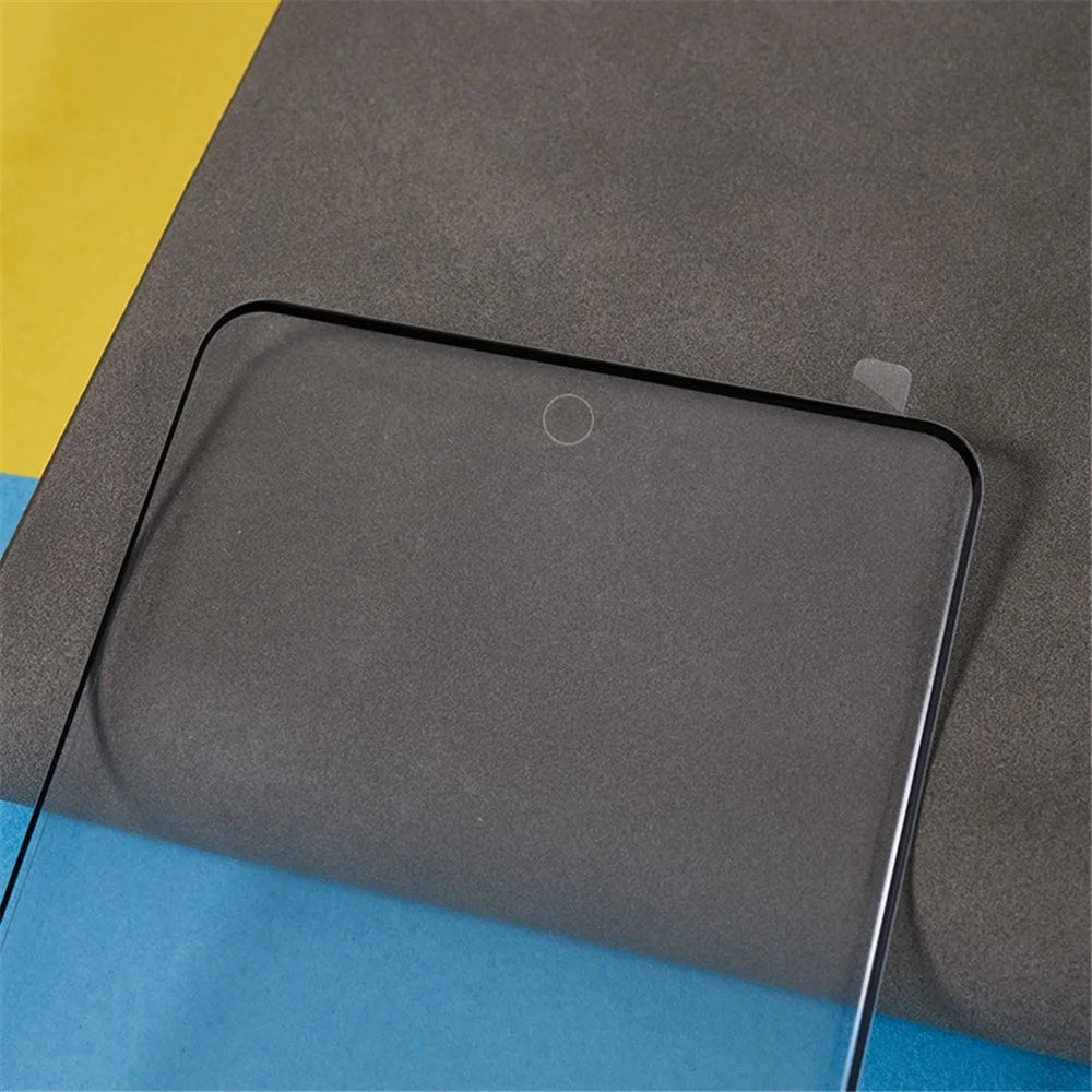 For Realme 12 Pro 5G / 12 Pro+ 5G Screen Protector Silk Printing Side Glue Curved High Aluminum-silicon Glass Film - 5
