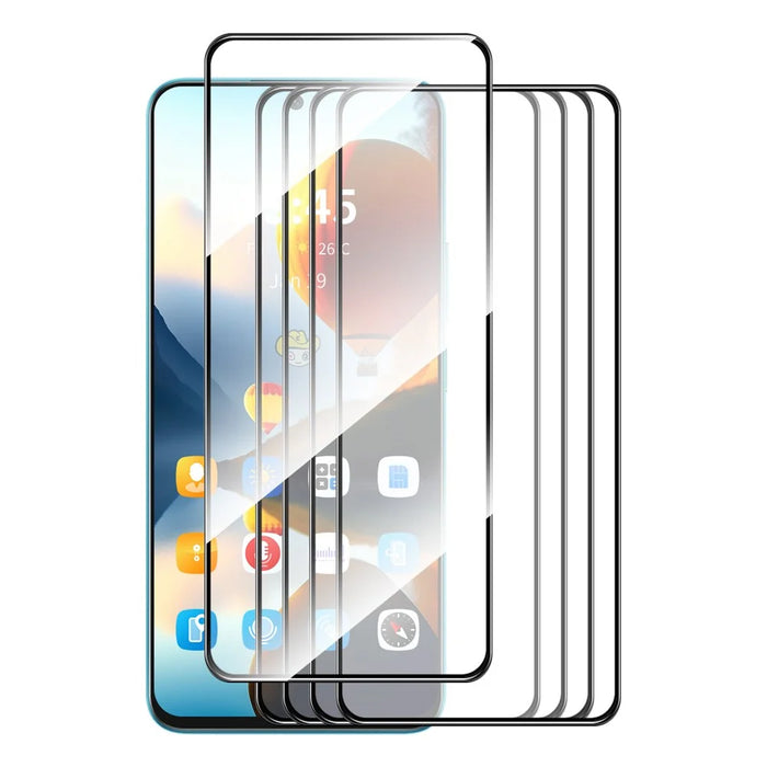 ENKAY HAT PRINCE 5Pcs for Infinix Hot 30 Full Screen Protector 0.26mm 9H Anti-Explosion Film - 1
