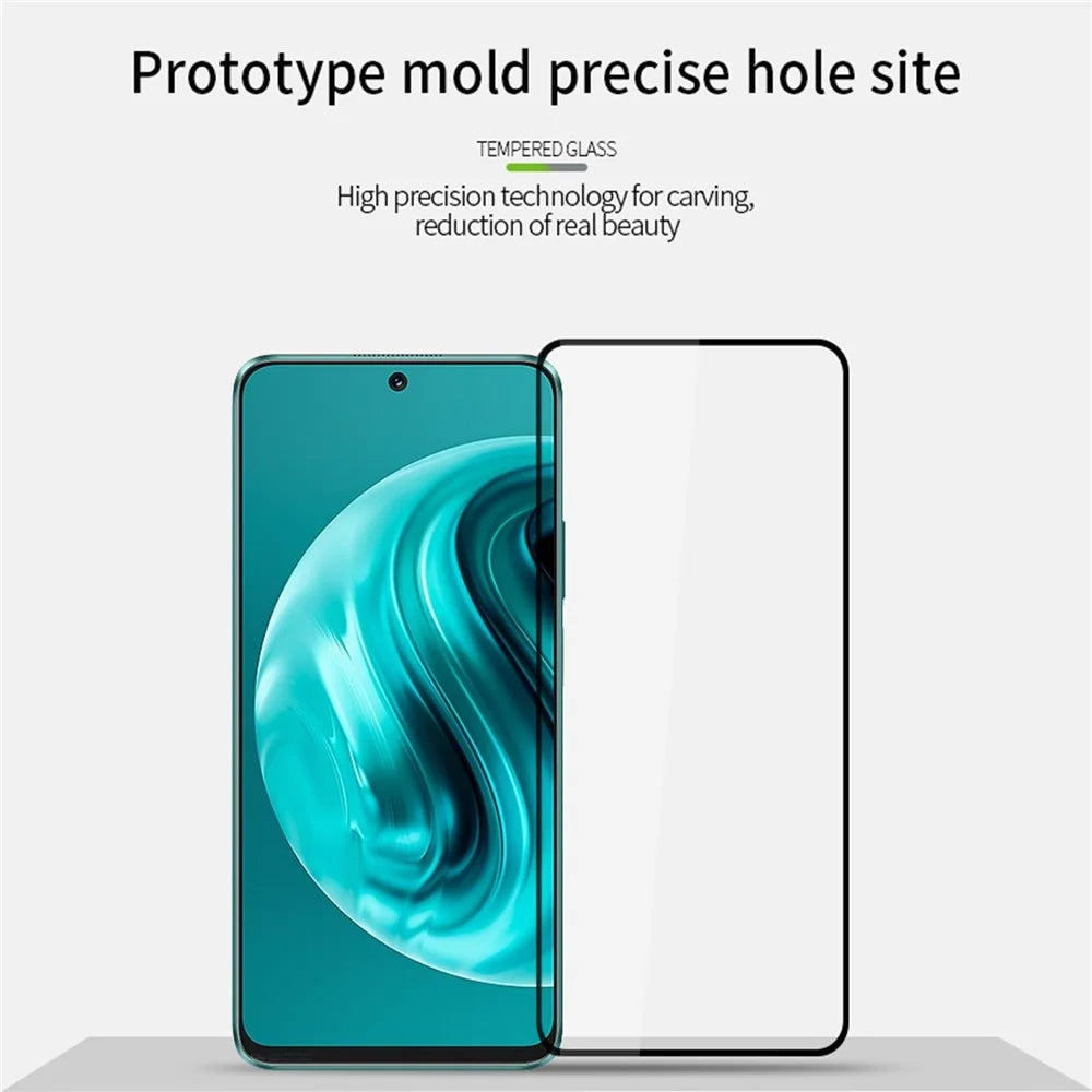 MOFI JK Series-1 for Huawei nova 12i 4G Screen Protector Shatterproof High Aluminum-silicon Glass Film Full Glue - 7