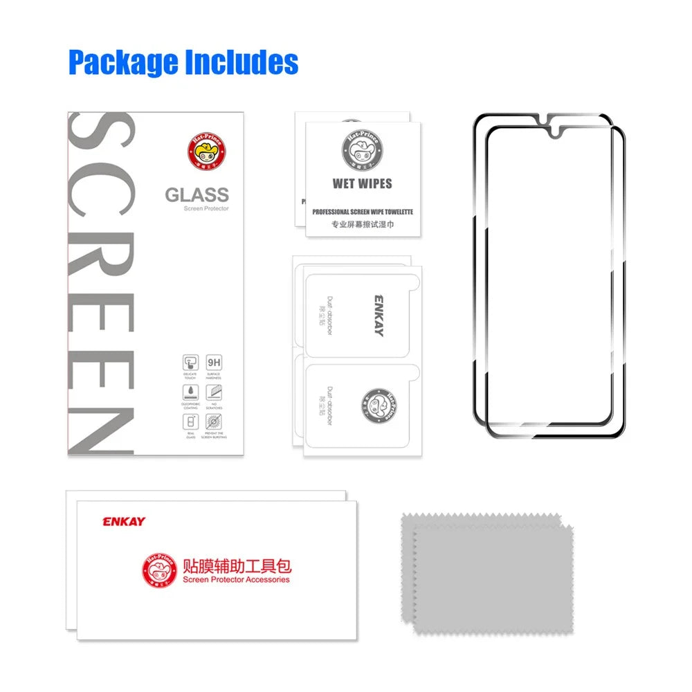 ENKAY HAT PRINCE 2Pcs for vivo T1 Pro 5G Screen Protector 0.26mm Thickness 9H Scratch-resistant Screen Film - 7