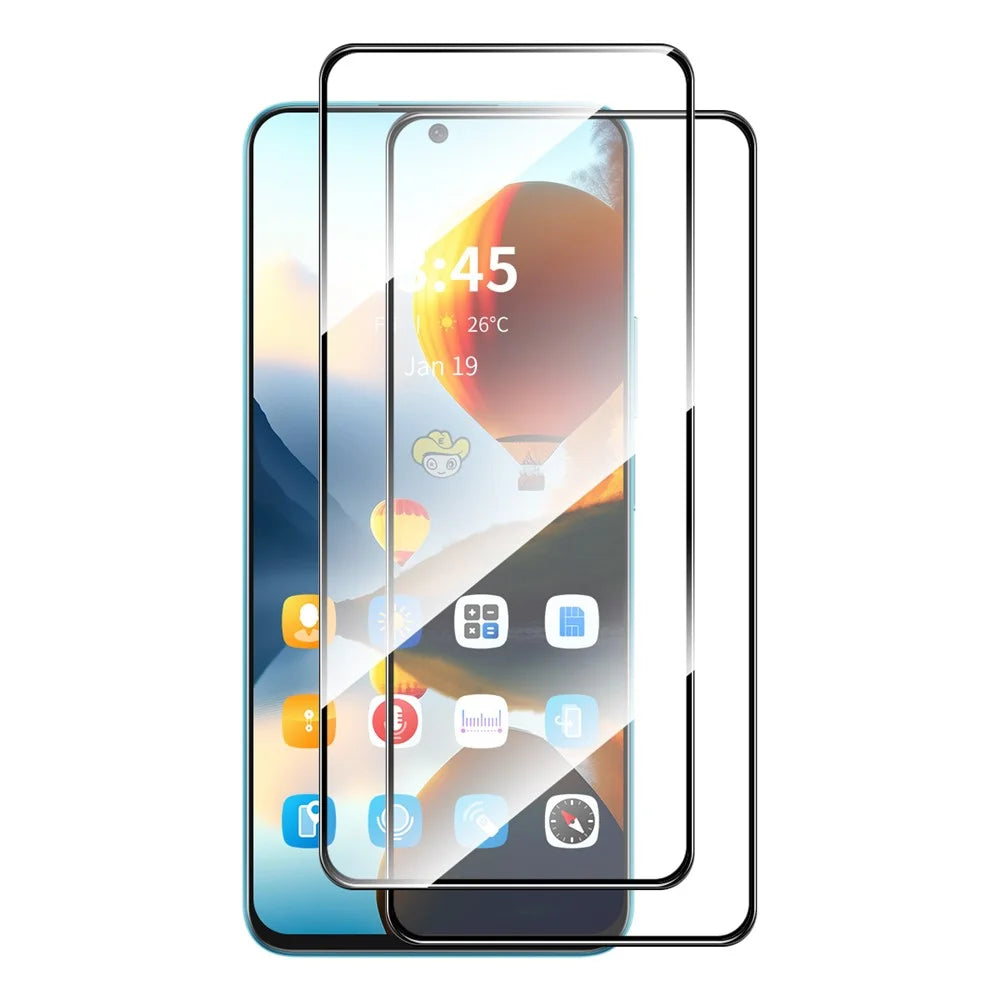 ENKAY HAT PRINCE 2Pcs for vivo iQOO Neo7 5G / iQOO Neo7 Racing 5G Screen Protector 2.5D Anti-explosion High Aluminium-silicon Glass Film - 1
