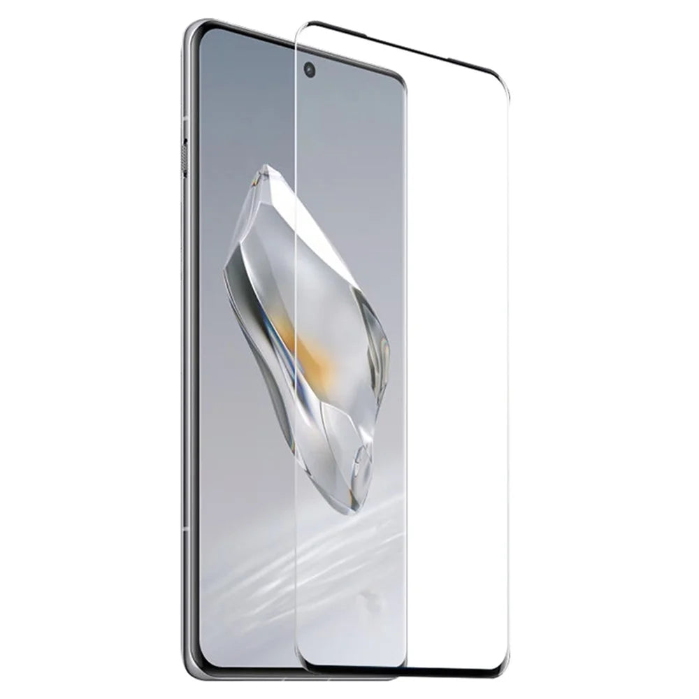 NORTHJO A+ For OnePlus 12 5G Film Side Glue Tempered Glass 3D Curved Screen Protector - Black - 2
