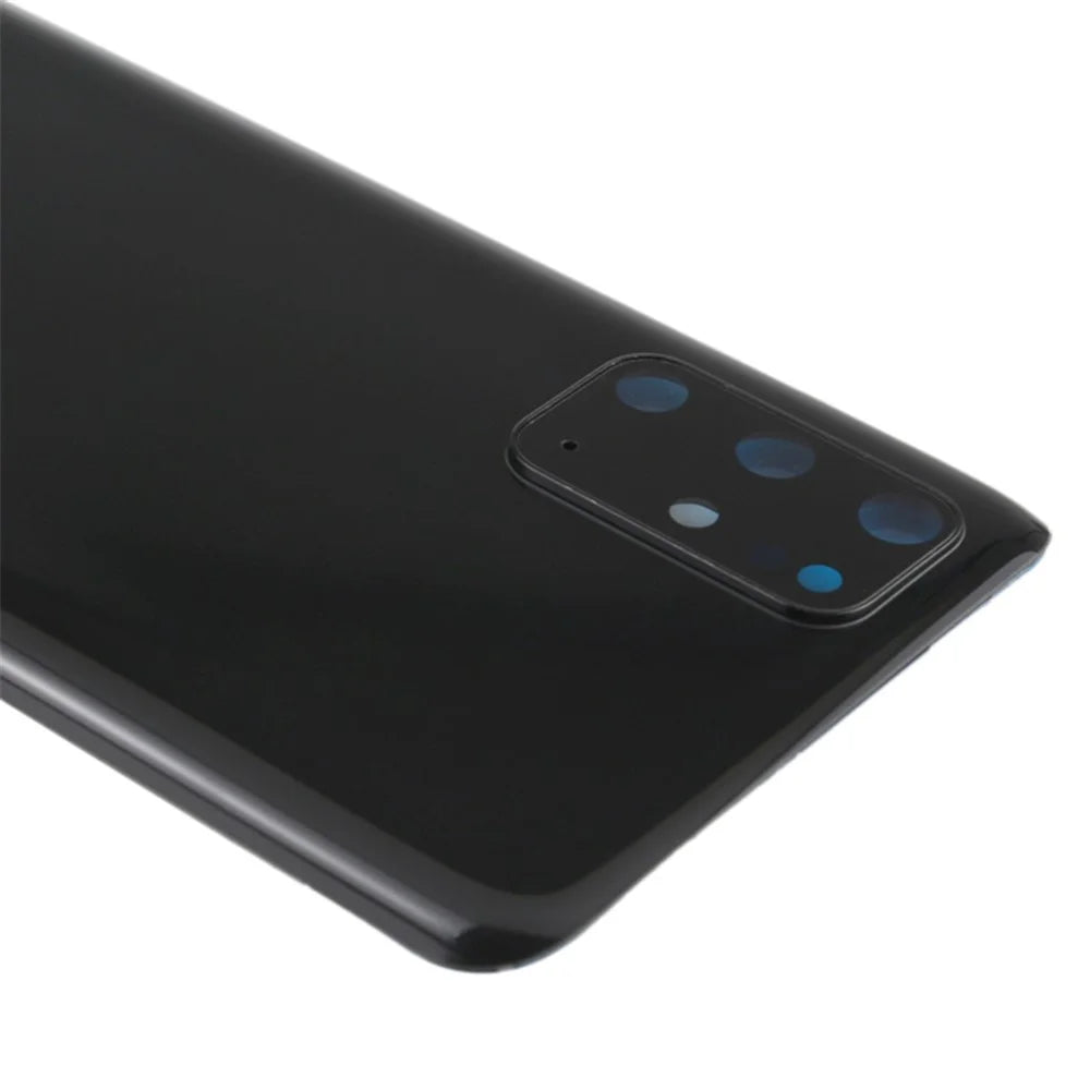 For Samsung Galaxy S20 Plus 4G G985 Battery Housing with Adhesive Sticker + Camera Lens Cover - Black - 4