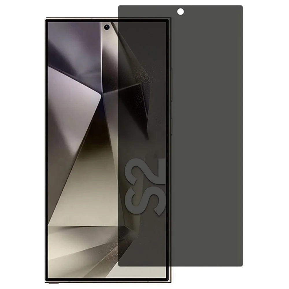 For Samsung Galaxy S24 Ultra Anti-Spy Screen Protector 0.18mm Tempered Glass Film (Fingerprint Unlock Version) - 1