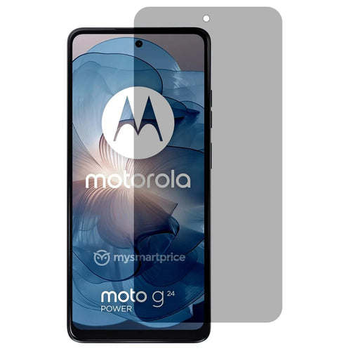 For Motorola Moto E14 4G / G04 4G / G04s 4G / G24 4G Screen Protector Anti Spy Tempered Glass Film Complete Covering - 1