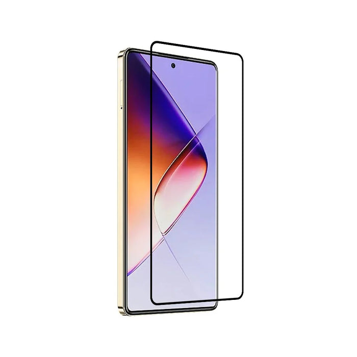 For Infinix Note 40 Tempered Glass Full Screen Protector Silk Printing Full Glue Film - 1