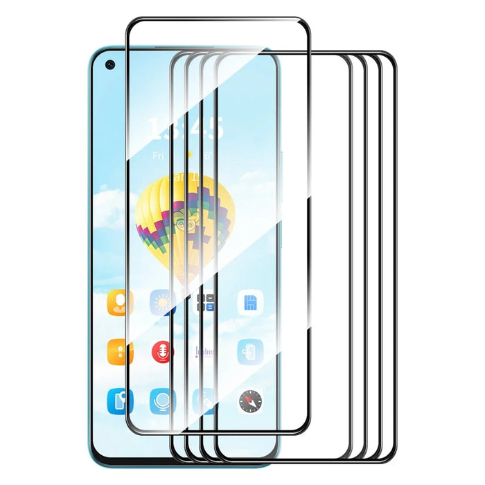 ENKAY HAT PRINCE 5Pcs for OnePlus Nord CE 2 Lite 5G Anti-explosion Full Screen Protector Full Glue - 1