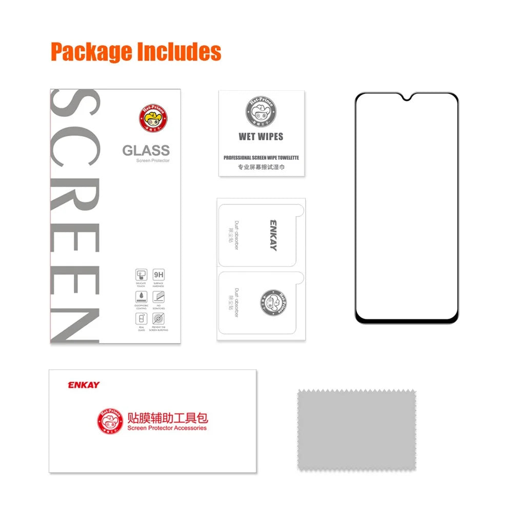 ENKAY HAT PRINCE for OnePlus Nord N20 SE 4G / Nord N300 5G Full Screen Protector 0.26mm Silk Printing Edge - 7