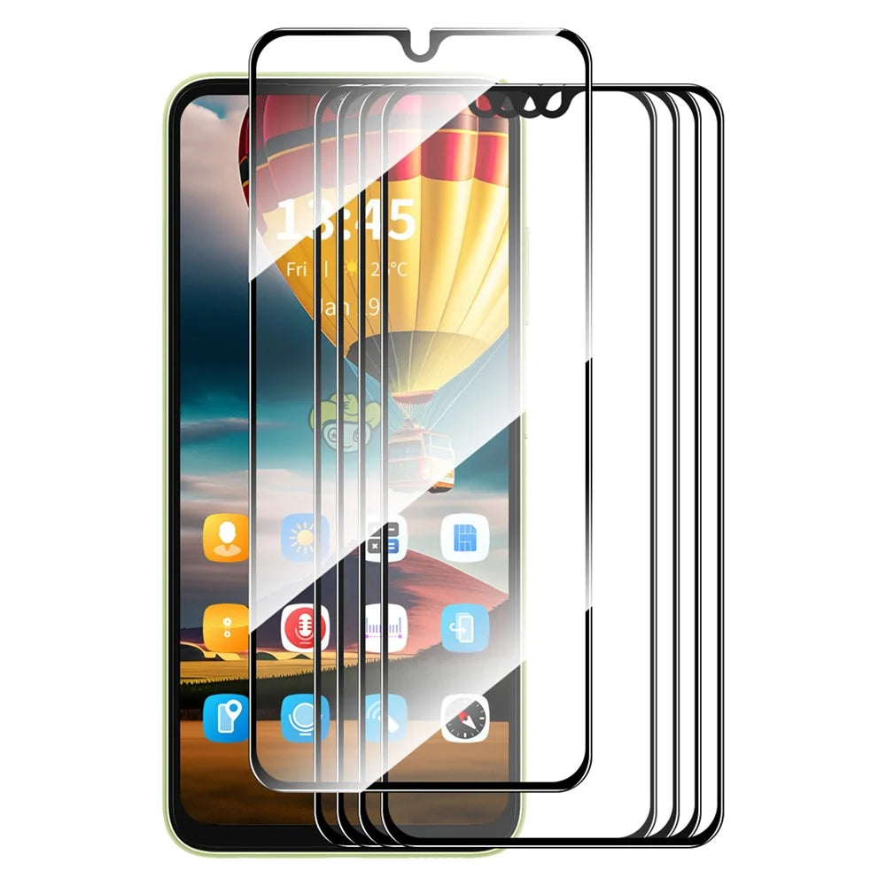 ENKAY HAT PRINCE 5Pcs for TCL 30+ Screen Protector Fingerprint-free Silk Printing Full Cover Film - 1