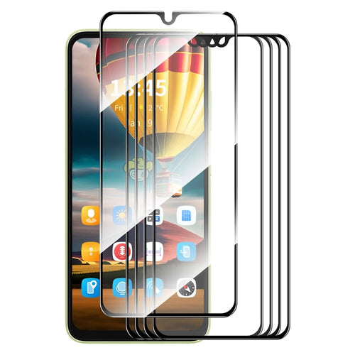 ENKAY HAT PRINCE 5Pcs for TCL 505 Screen Protector High Aluminium-silicon Glass Film Silk Printing Full Glue - 1