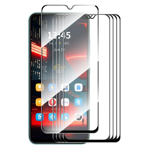 ENKAY HAT PRINCE 5Pcs for ZTE nubia Neo 5G Screen Protector High Aluminium-silicon Glass Film 9H Hardness Scratch Resistant - 1