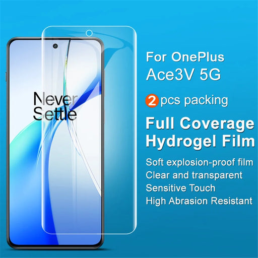 IMAK 2Pcs  /  Set Hydrogel Film III for OnePlus Ace 3V 5G Soft TPU Screen Film Ultra Clear Screen Protector - 2
