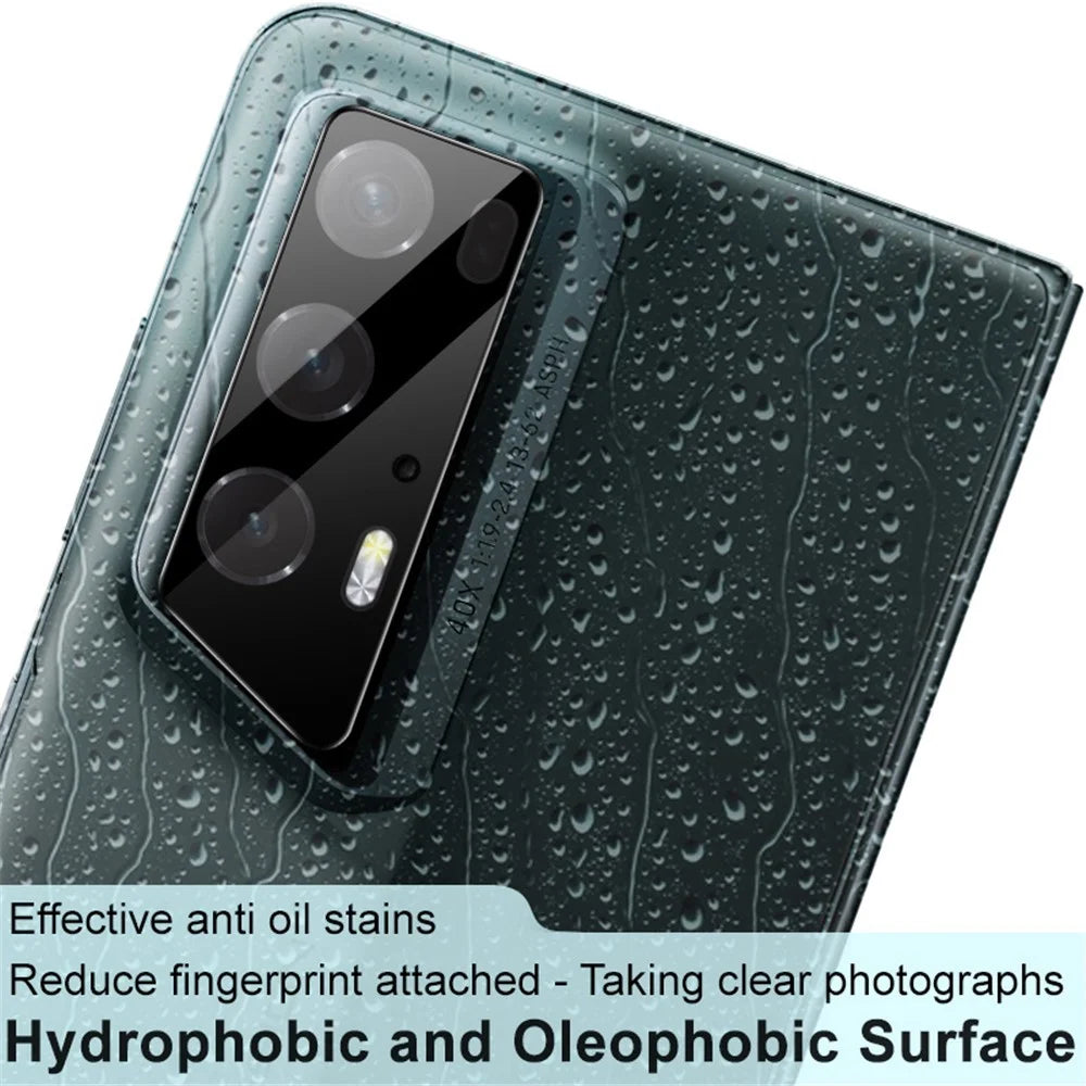 IMAK For Honor Magic V2 RSR Porsche Design Camera Lens Protector Case Friendly Tempered Glass Lens Film (Black Version) - 3