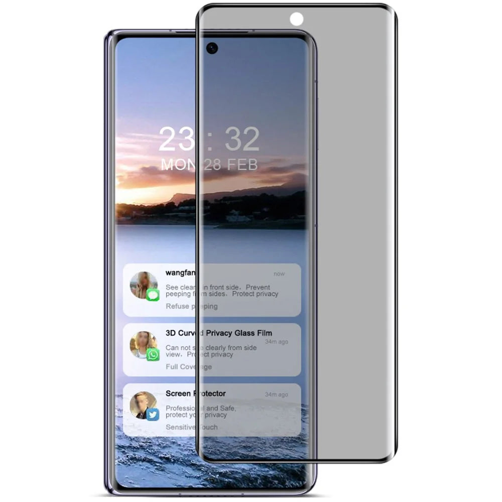 IMAK For Huawei Mate X3 5G / Mate X5 Tempered Glass Screen Protector 3D Curved Anti-Peep Screen Film - 4