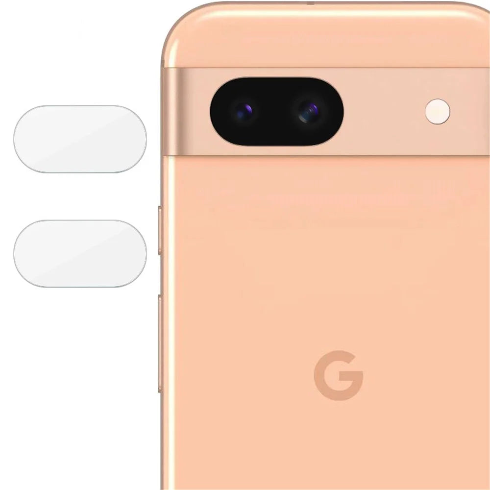 IMAK 2Pcs  /  Set For Google Pixel 8a Camera Lens Protector HD Clear Tempered Glass Rear Lens Film (Downsize Version) - 1